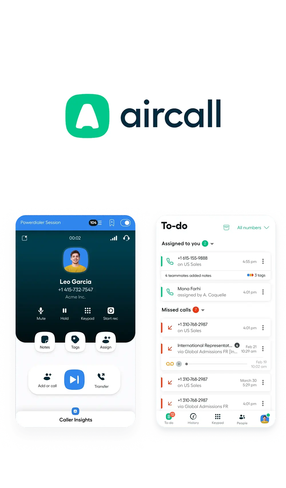 Voconix für Aircall
