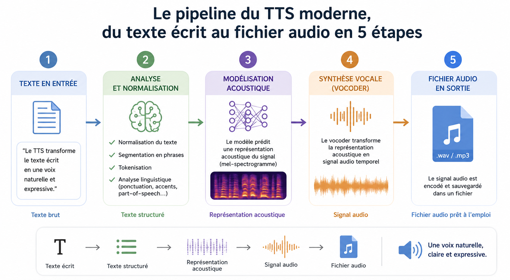 Die Pipeline des modernen TTS in 5 Schritten