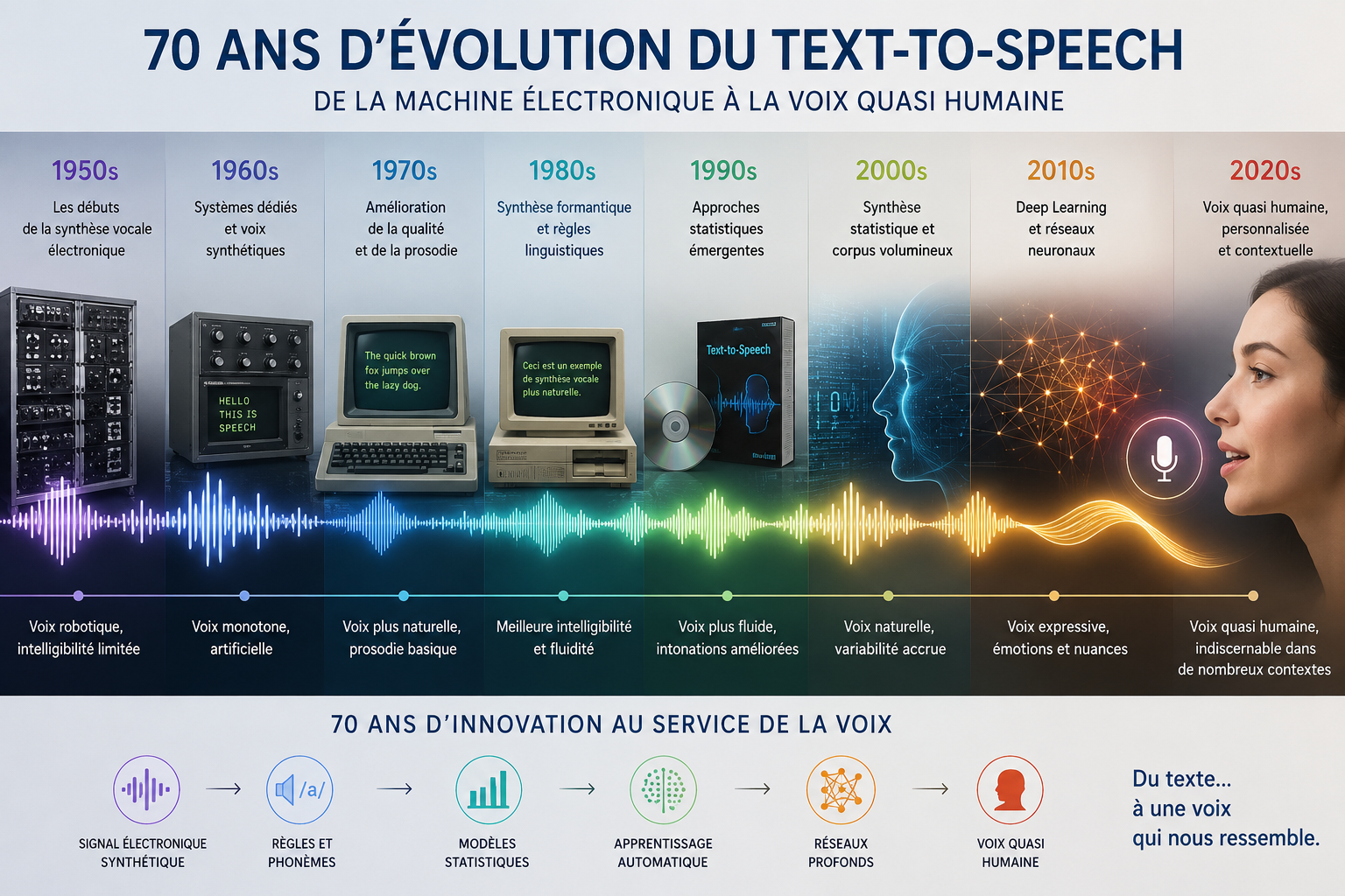 70 Jahre Entwicklung von Text-to-Speech